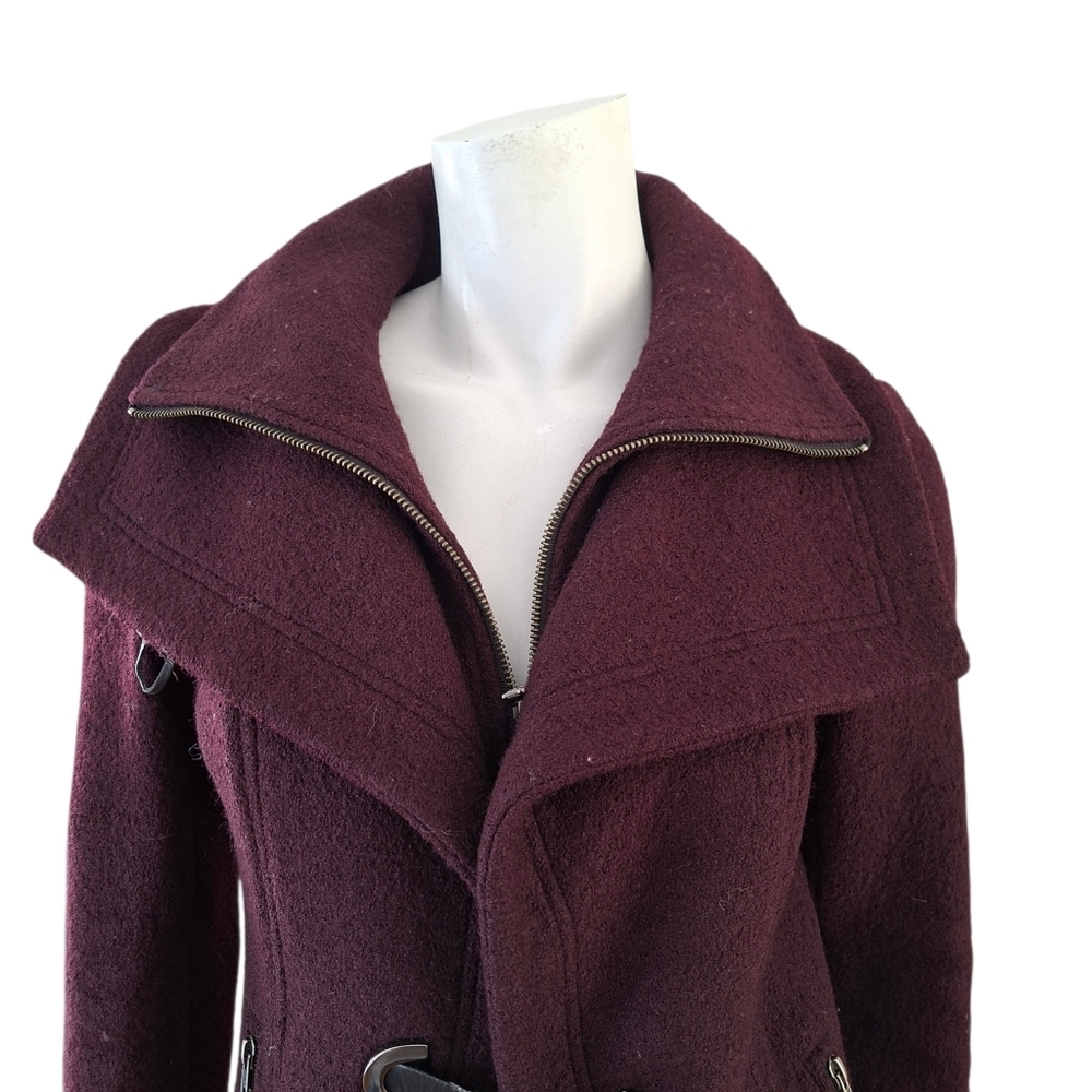 Soia & Kyo outershell Burgundy winter coat Made in Canada Soïa & Kyo - Picture 5 of 14